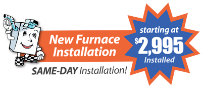 New furnace special in Warren MI